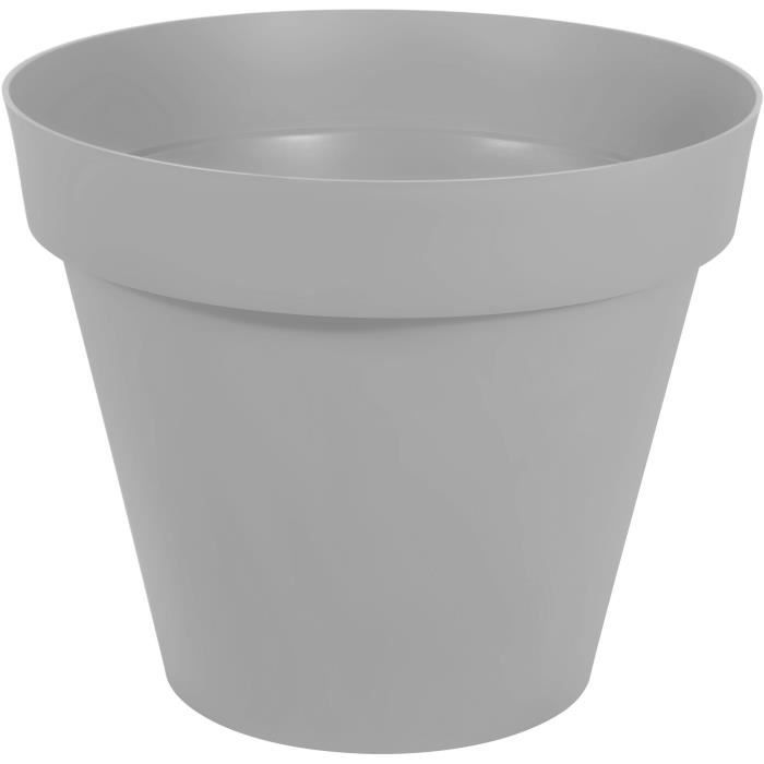 EDA PLASTIQUE Pot de fleurs Toscane - 170 L - Gris béton