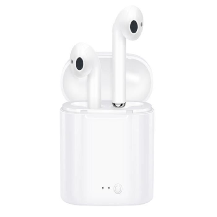 I7-tws Mini Bluetooth musique de casque Écouteurs sans fil stéréo Blanc YST-LY5001