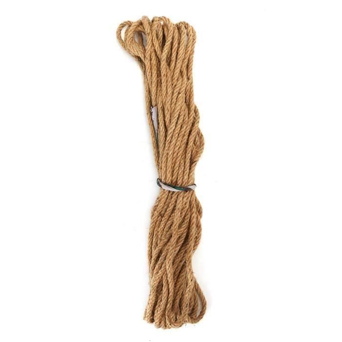 8mm Jute Cordes Twined Tressé Naturel Chanvre Decking Décor 10 Meters L12145