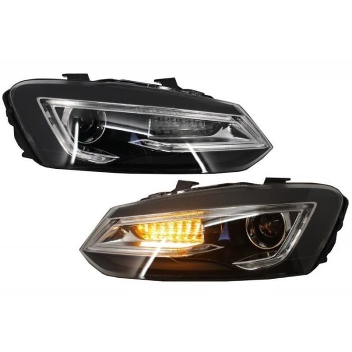 Phares LED XENON CACHÉS Pour VW Volkswagen POLO 6R 6C 61 11-17