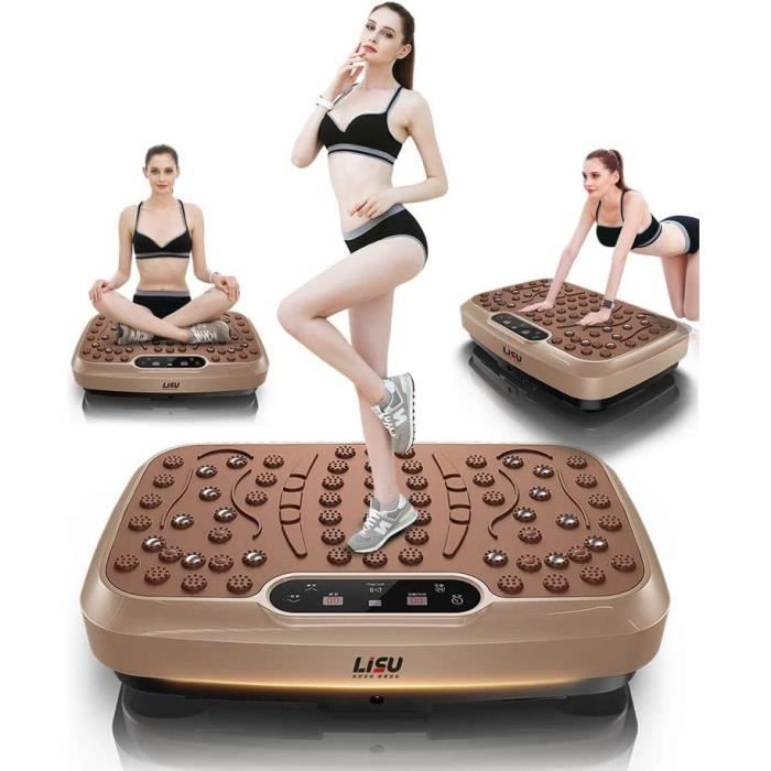 PLATEFORME VIBRANTE - PLAQUE VIBRANTE QINYUP Plate-Forme oscillante, Plaque Vibration Machine Fitness Body Shaper Slim Formate192