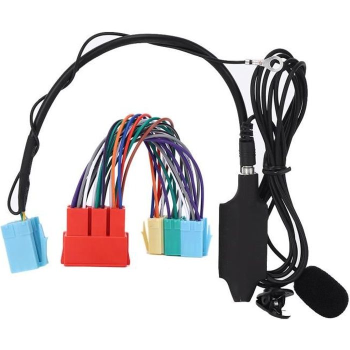 EBTOOLS connecteur d'autoradio Adaptateur Audio Bluetooth avec haut-parleur stéréo de voiture pour Audi A2 A3 8L 8P A4 B5 B6 B7 A6