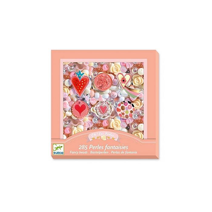 Coffret Perles Fantaisies Coeurs Coloris Unique