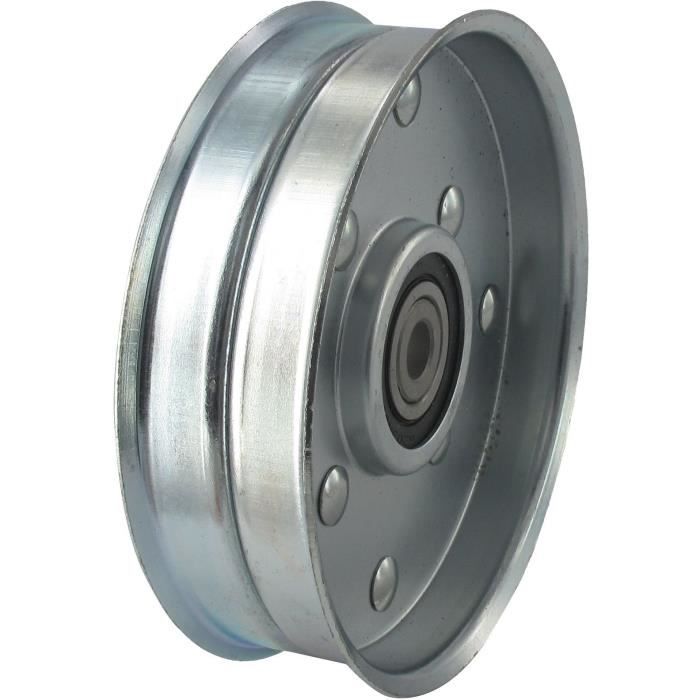 Poulie à gorge plate sur roulement pour SIMPLICITY séries 700, 900 et 7000 - H: 31,7mm, Ø: ext: 111mm, Ø int: 9,5mm