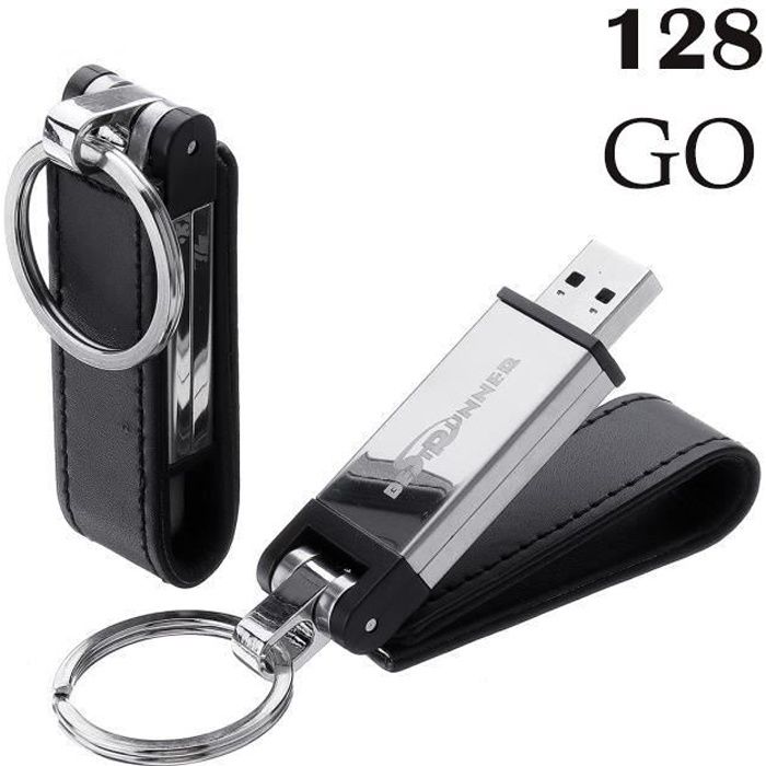 128GO Clé USB 3.0 Haute Vitesse Alliage De Zinc Pour PC