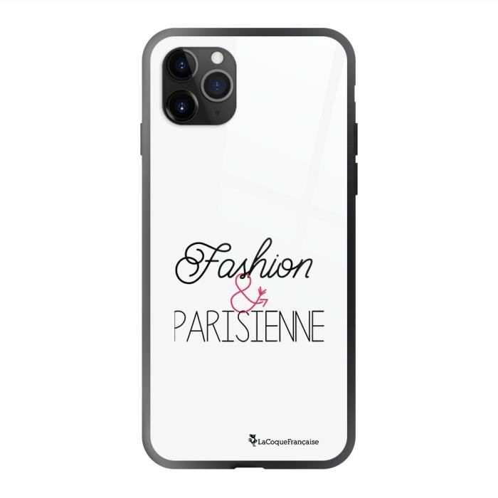 Coque en verre trempé iPhone 11 Pro Fashion et Parisienne Ecriture Tendance et Design La Coque Francaise.