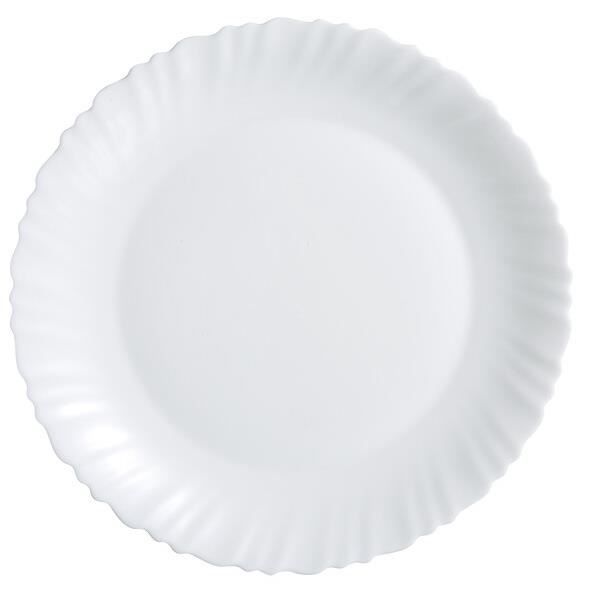 Plat de service 30 cm blanc - Feston