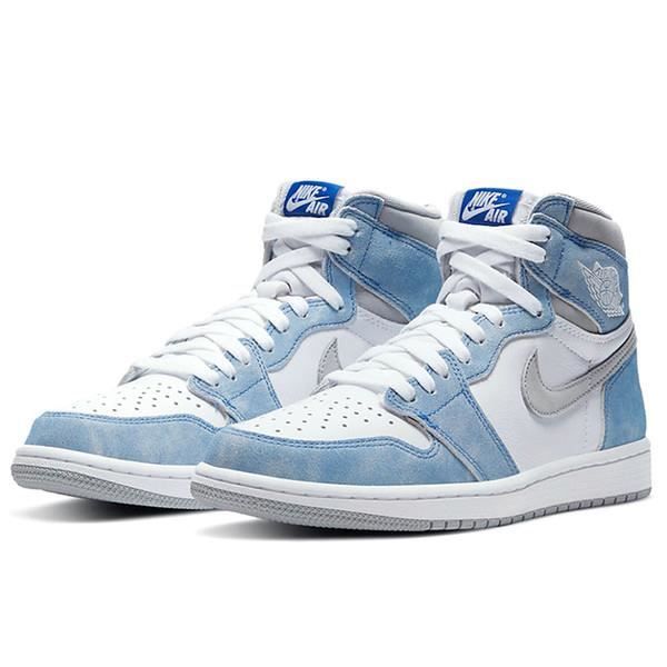 Air Jordans 1 High OG -Hyper Royal- Chaussures de Courses pour Femme Homme Bleu Blanc