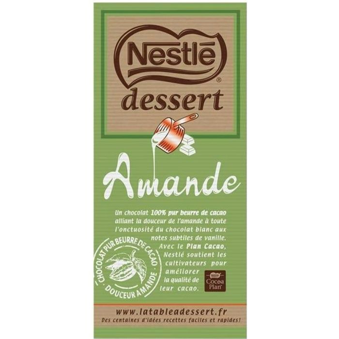 Nestlé - Nestlé Dessert Amande 180g (lot de 3)
