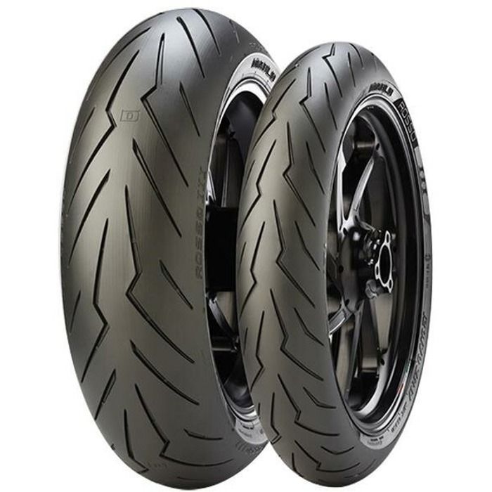 180/55 ZR 17 73W PIRELLI DIABLO ROSSO 3 - PNEU MOTO