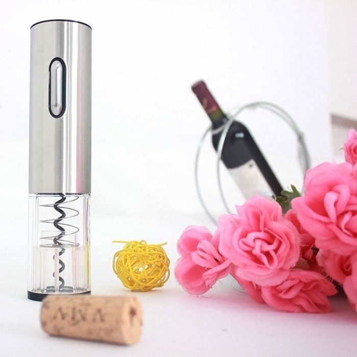 REMYCOO® Tire Bouchon Ouvre Bouteille Vin Électrique avec coupe d'étanchéité Tire Bouchon Rechargeable Aucune Batterie Requis