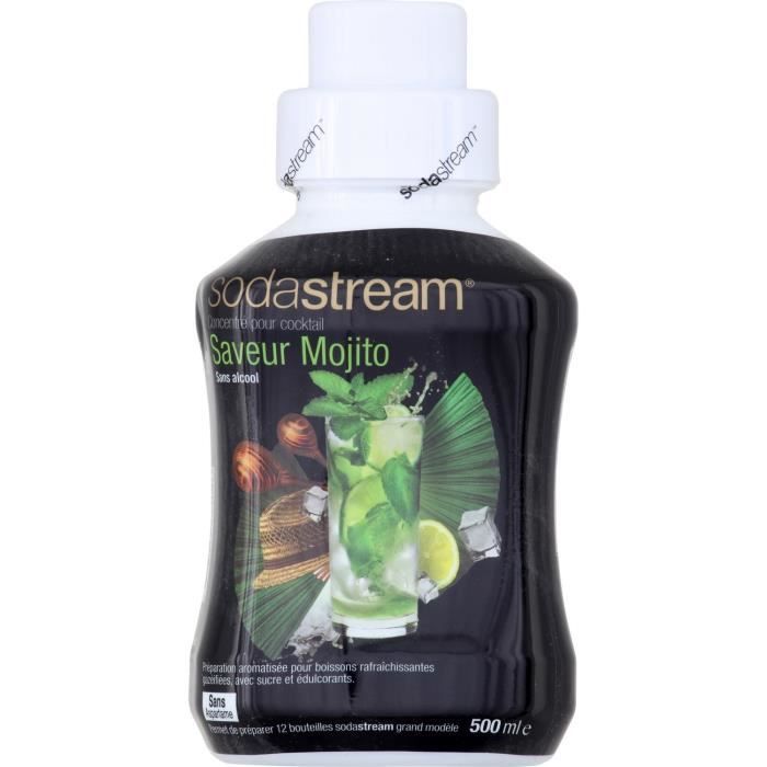 LOT DE 8 - Préparation soda Mojito sans alcool SODASTREAM le flacon de 500mL