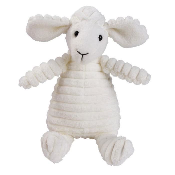 Jouets de chien grincheux chiot d'animaux interactifs mâchers mâchoires peluche jouets en peluche avec une mignon mouton forme