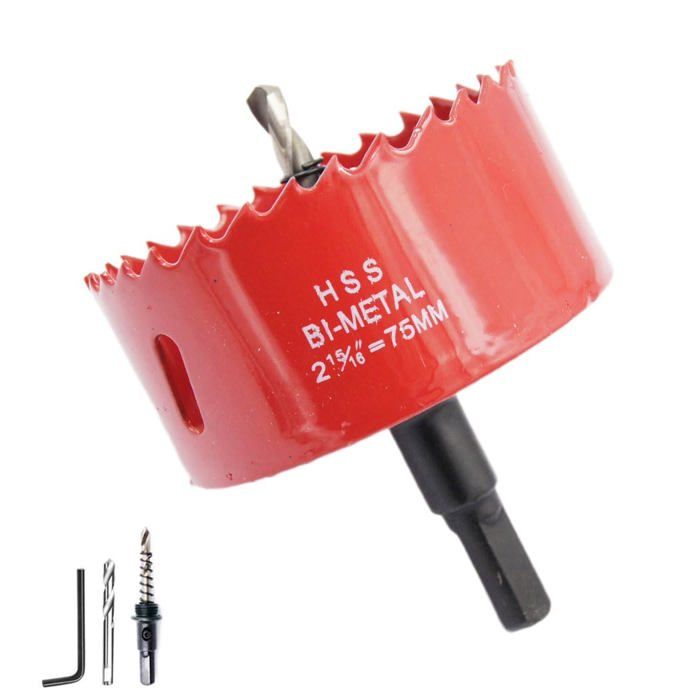 Scie-cloche Bi-métal Diamètre 80 Mm - Pour Métal, Bois, PVC - Neuf En Emballage D'origine