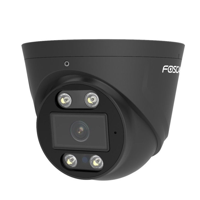 Foscam T5EP 5 MP POE-Überwachungskamera mit integriertem Scheinwerfer und Einer Alarmsirene