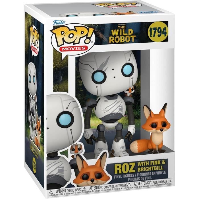 Figurine Funko Pop! Movies The Wild Robot ROZ avec Joli Bec & Escobar 1 794