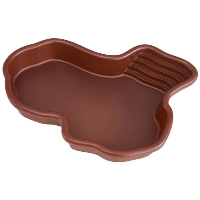 Meilleurs prix pour Baignoire pour Reptiles Grande Piscine pour Tortues Piscine pour Reptiles avec Plate-Forme de baignade Gecko pour Balcon  Label