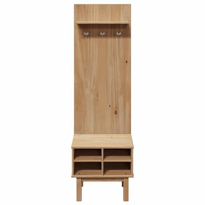 Moderne Meuble dentrée BURKE Table de salon OTTA 50x40x160 cm bois massif de pin AA53