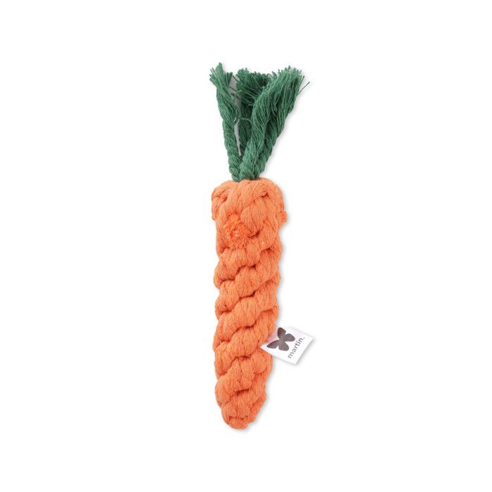 Corde pour chien carotte Martin Sellier - orange/vert - Orange - 35x35 cm