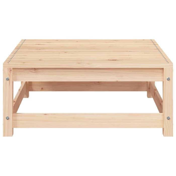 Promotion mars * Mini Table dextérieur(1 PC)- YUNYAN - Repose-pied de jardin - MEUBLE JARDIN - avec coussin Pin massif_4738998