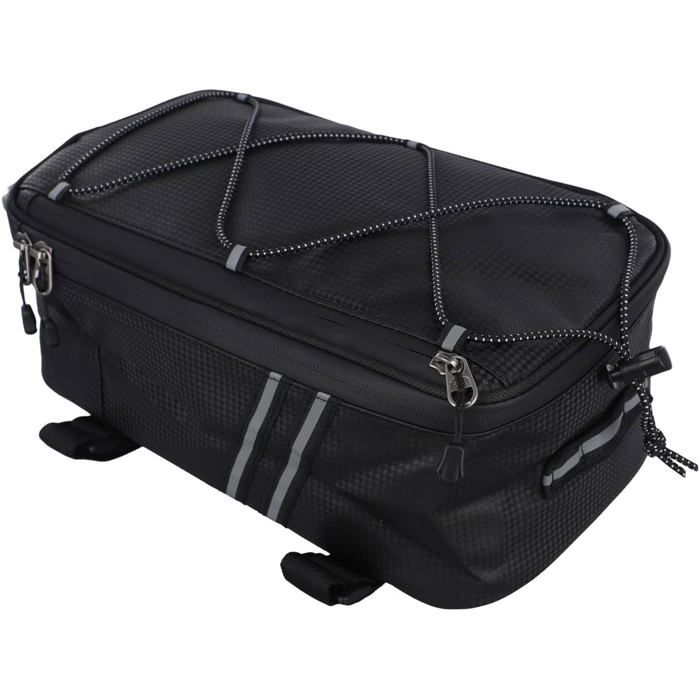 Valise étanche de 8 L pour vélos électriques et vélos pliants sangles réfléchissantes de sécurité cordes élastiques réglables s