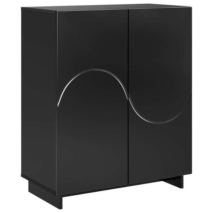 Nouveau Meuble à chaussures 73 x 38 x 87 5 cm Bois dingénierie Noir poids:28.47 kg_14216