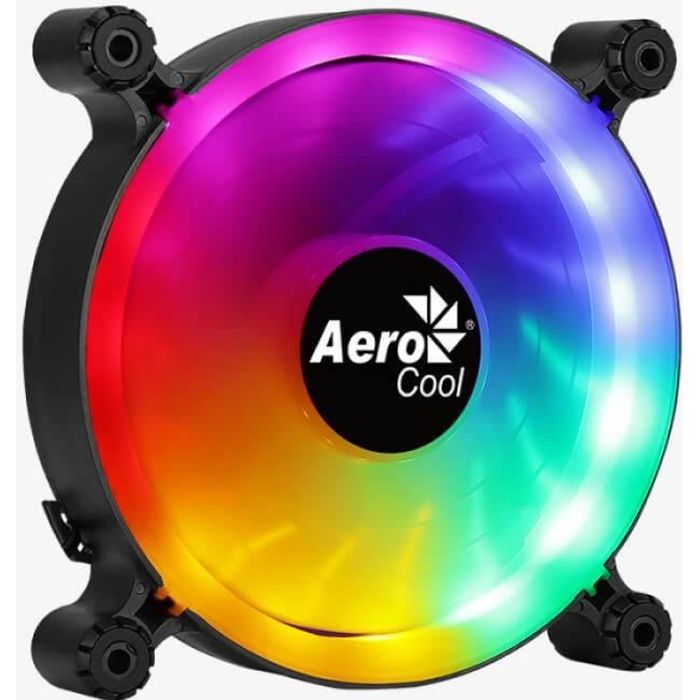 aerocool ventilateur de boitier aerocool spectro 12cm (noir)