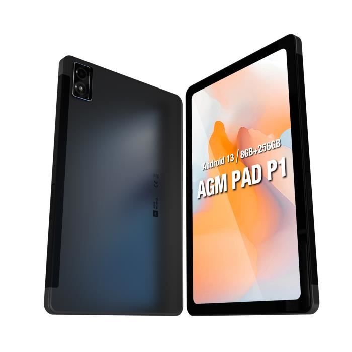 AGM PAD P1 Tablette Tactile, Android 13 Tablette Etanche 10,36 Pouces,  8Go+256Go/2To, Helio G99, 4G LTE avec Housse de Protection - Cdiscount  Informatique