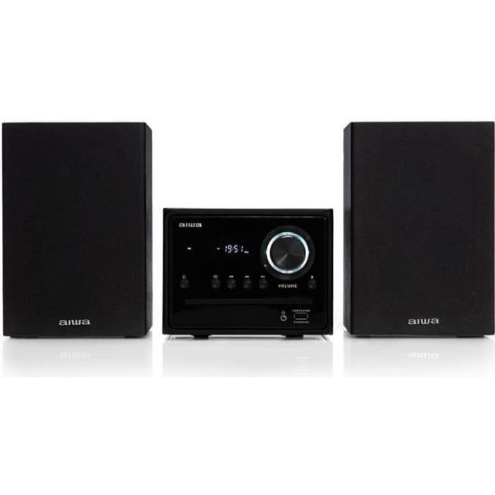 Micro Hi-Fi - Aiwa - MSBTU-300 - 20W - Bluetooth 4.2 - Lecteur CD MP3 - Radio FM numérique