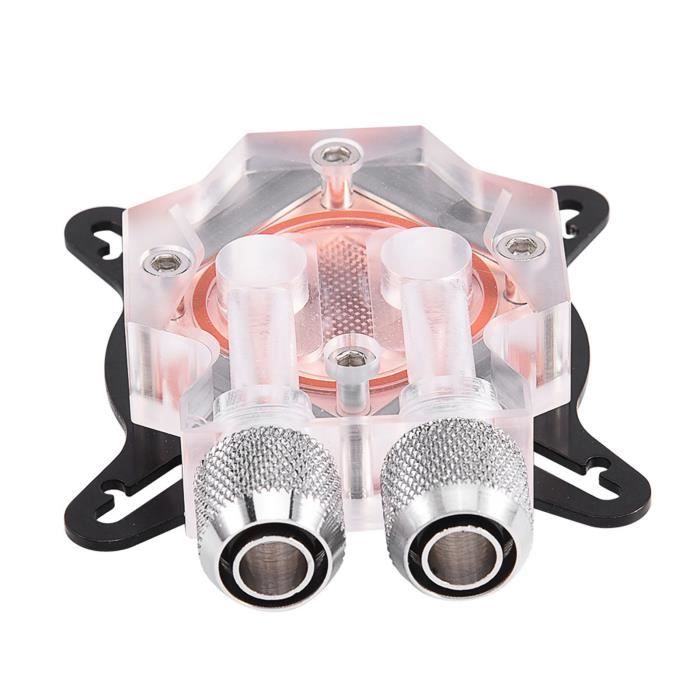 Waterblock CPU Ciciglow Pour Socket AM3+/AM4/FM2 – Base En Cuivre, Micro-canaux