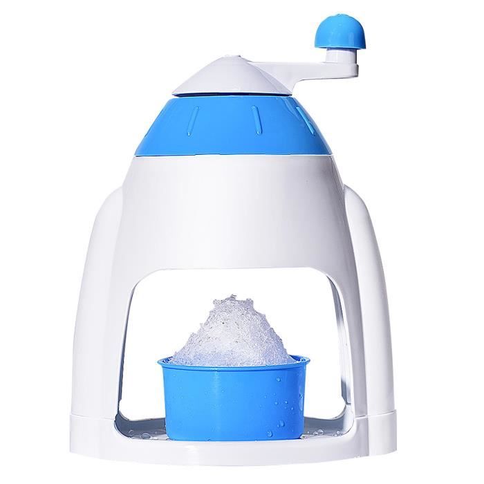 Broyeur de glace manuel - TRAHOO - Machine à glace pilée - ABS et acier Broyeur de glace manuel - TRAHOO - Machine à glace pilée - ABS et acier
