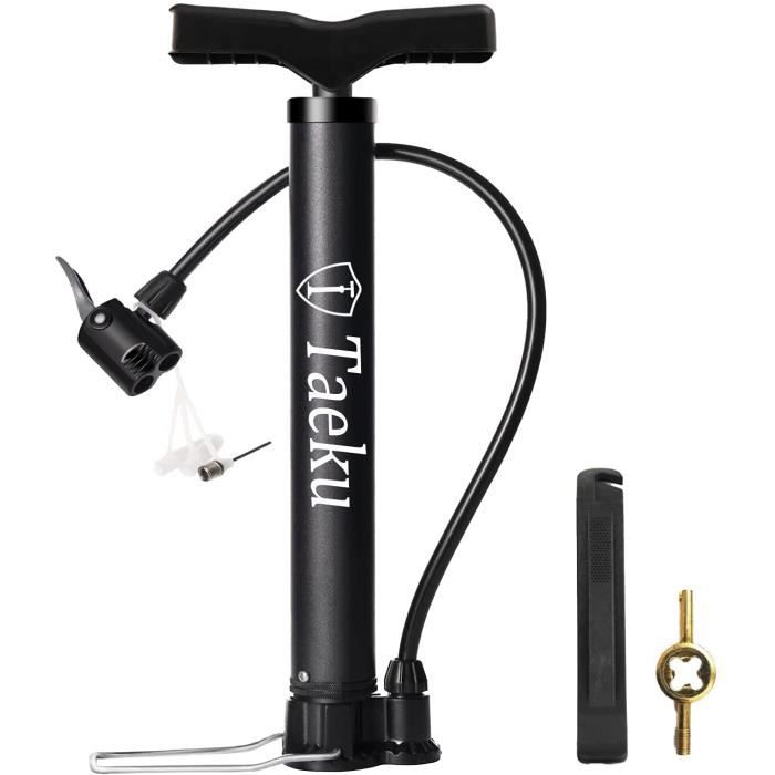Pompe à vélo Pied Portable pour vélo air Pompe Bicyclette Petites Pompes vannes Presta et