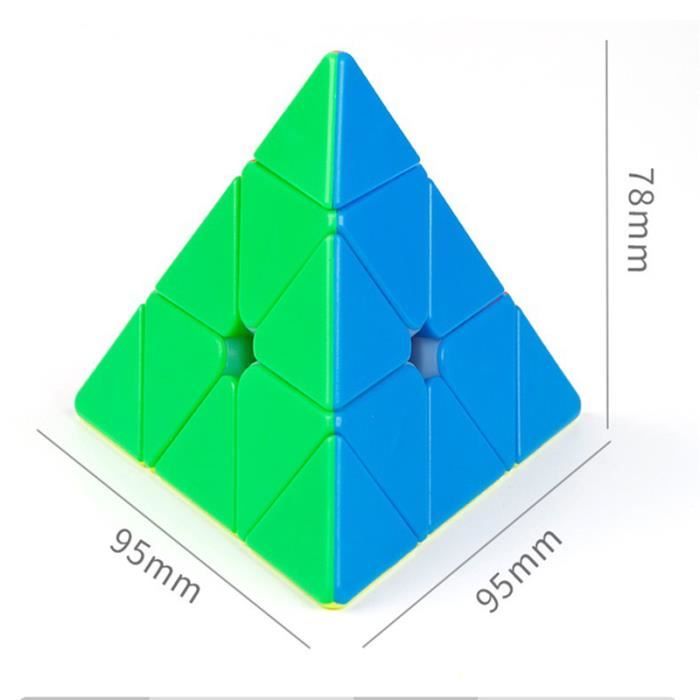 Cube Pyramide - Cube Magique Pyraminx Professionnel, Jouets Puzzle ...