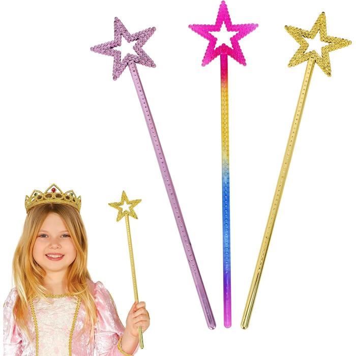 Mignon cinq étoiles à branches Fée Baguette Magique Bâton Fille Fête  Princesse Favor Cadeau Fête Favoris