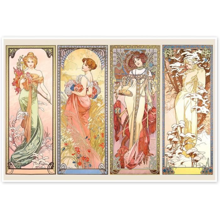 Alfons Mucha - Reproductions en affiches d'Art sur beaux papiers