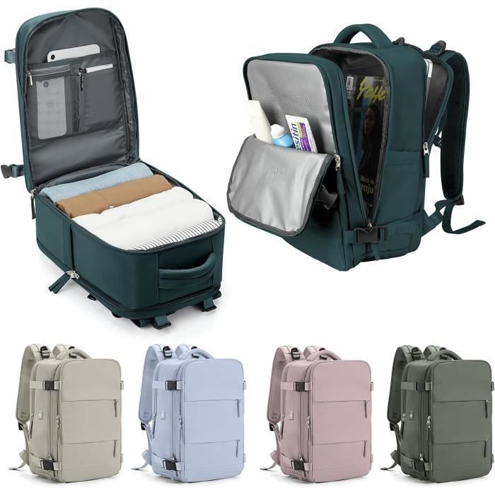 Bagage Cabine 40X20X25 Pour Ryanair Sac Dos Voyage Femme Cabine