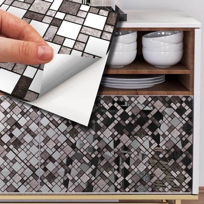Autocollants Muraux En Mosaïque 3D Enfant Pâte À Carrelage Pour Déco