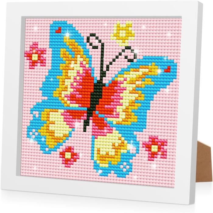 Lot De 4 Kits Diamond Painting Enfant 5D DIY - Animaux - Toile, Diamants Et Colle Inclus