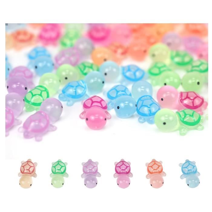KINBOM 40 Pièces Tortue de Mer Figurines Tortue Ornements Miniature