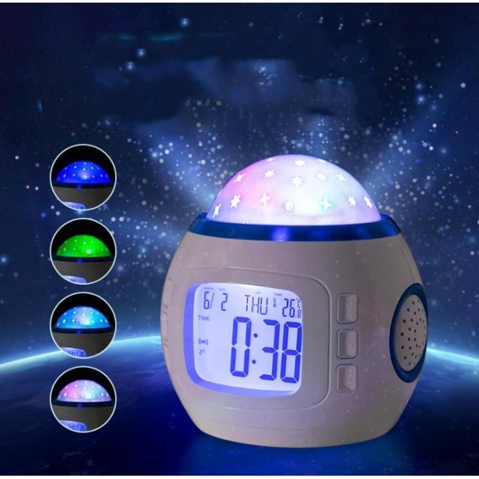 Veilleuse Enfant Lampe Etoile Projecteur Bebe Lampe De Chevet D Ambiance Led Minuterie Auto Shut Off Cdiscount Maison