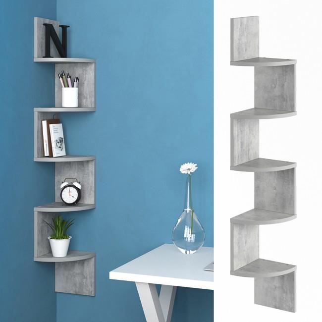Etagere Murale Bibliotheque 123 X 20 X 20 Cm Achat Vente Meuble Etagere Etagere Murale Bibliotheque Cdiscount