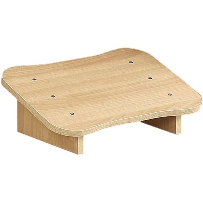 Tabouret Repose-pieds En Bois – Style Art Populaire – Dimensions 46x17x21 Cm – Occasion