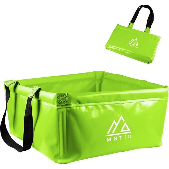 Bassine Pliable De Camping 2,7 L – Bol Portable Pour Cuisine, Lavage, Voyage – Compact Et Peu Encombrant (Gris) - 13
