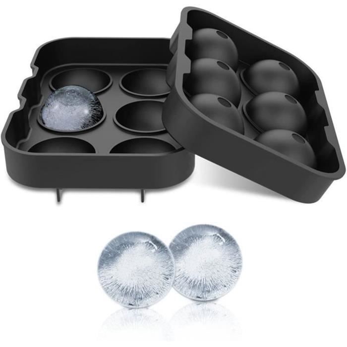 Bac à Glaçons Avec Couvercle Et Tiroir - 48 Cases - Réutilisable - Pour Whisky, Cocktails, Café - 1