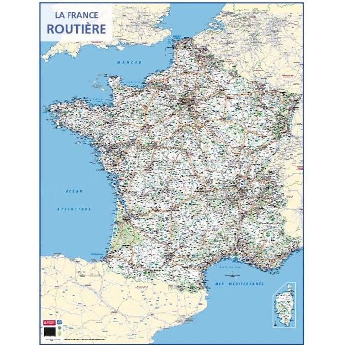 carte de france michelin