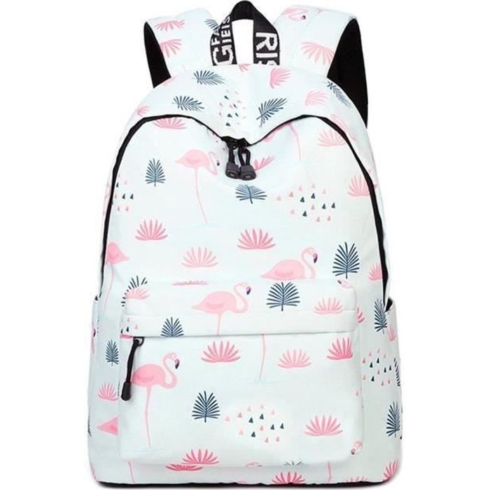 Grand Sac d Ecole College Primaire Fille Ado Sac Dos en Polyester