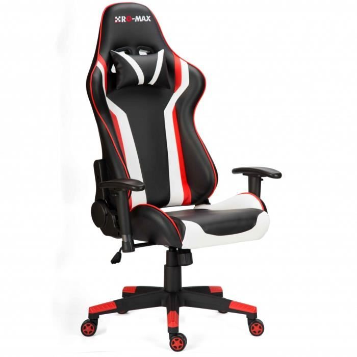 RGMax Chaise de Bureau Gaming Siège Gamer Chair avec Revêtement