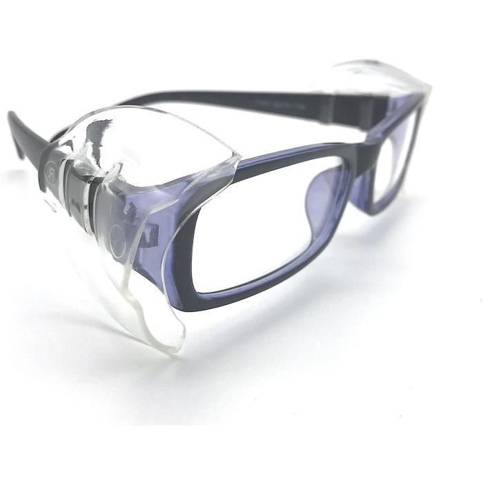 Lot De 4 Paires De Protections Latérales Transparentes Pour Lunettes De Sécurité - Taille Petite/moyenne - 5