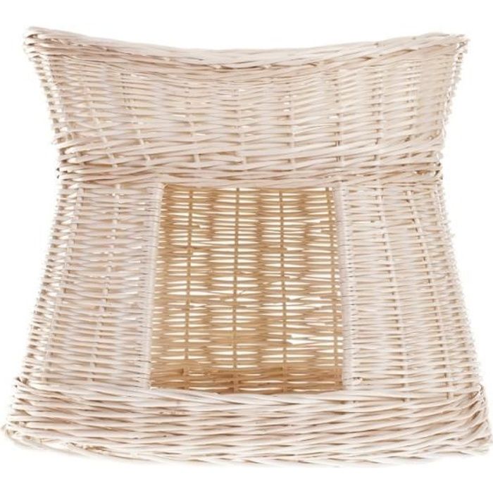 Lit Niche En Osier Blanc Pour Chat Panier Ovale Maison En Osier A Deux Etages Tour Pour Chat Cdiscount Lit Niche En Osier Blanc Pour Chat Panier Ovale Maison En Osier A Deux Etages Tour Pour Chat Cdiscount