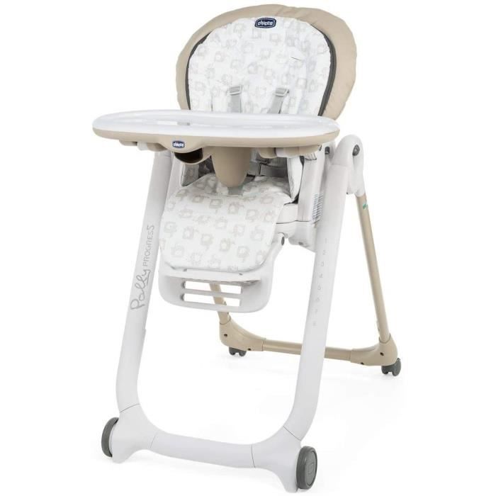 Chicco Polly Progres5 Chaise Haute Evolutive Convertible En Transat Et Rehausseur Pour Bebe Reglable De La Naissance A 3 Ans 15 K Cdiscount Puericulture Eveil Bebe
